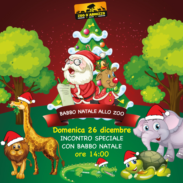 babbo natale allo zoo