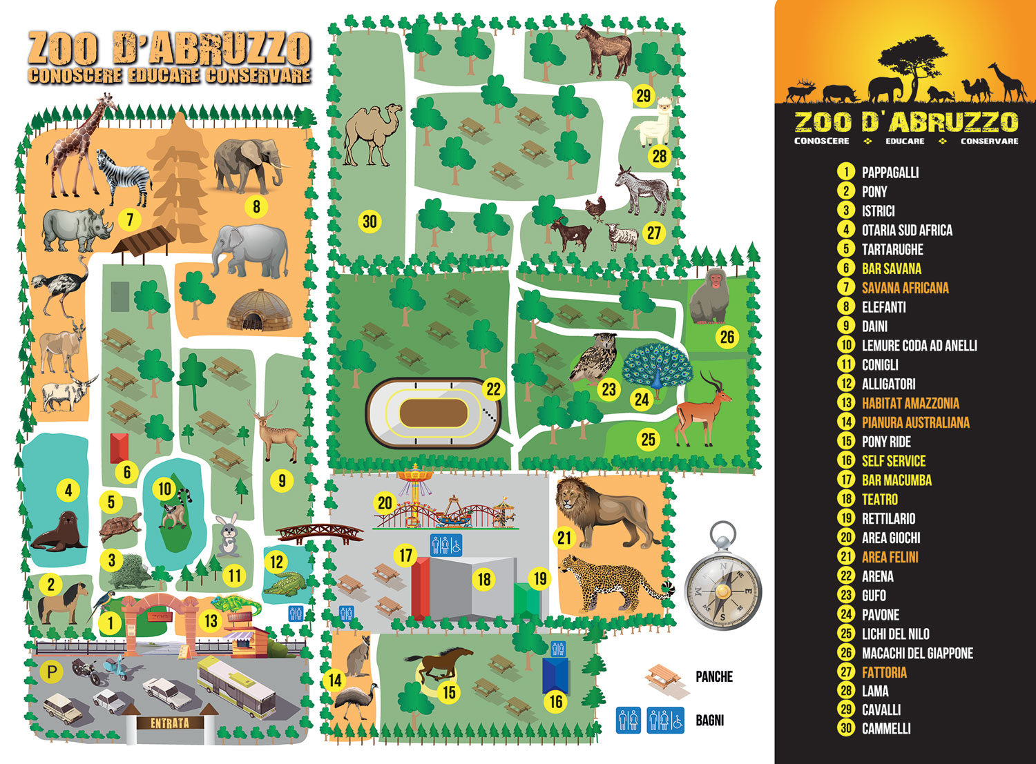 mappa zoo 2022