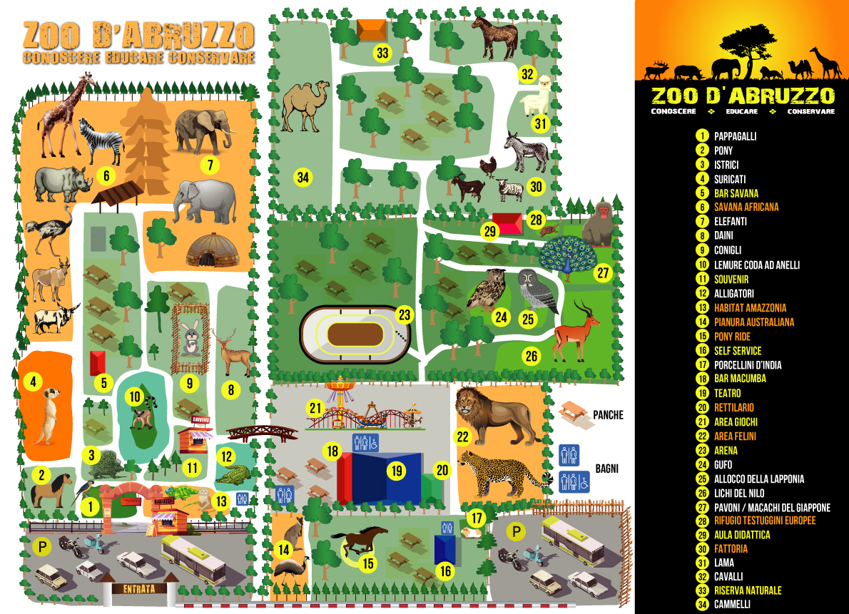 mappa zoo 2023
